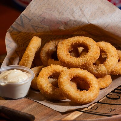 Луковые кольцав CHEF BURGER по цене 330 ₽