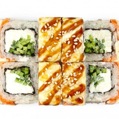 Запечённая Филадельфия в Каратэ Суши по цене 865 ₽