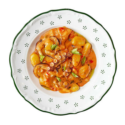 Ньокки с осьминогом в Каспийка по цене 890 ₽