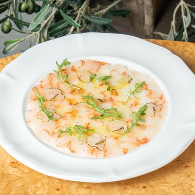 Карпаччо из лангустин с трюфелемв Grecco по цене 990 ₽