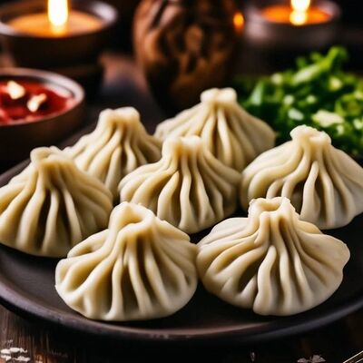 Хинкали с говядиной и свининой в Мясье House по цене 525 ₽