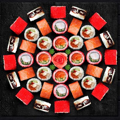 Суши-торт 40 шт. в Loca Pizza по цене 3400 ₽