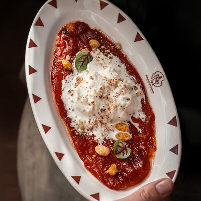 Печеные перцы рамиро со страчателлой в ЮжанеГорожане по цене 698 ₽