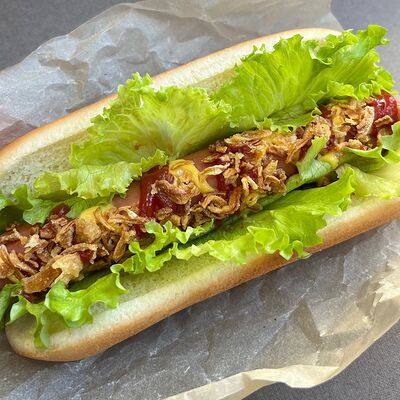 Хот-дог Датский в Яго кофе по цене 230 ₽