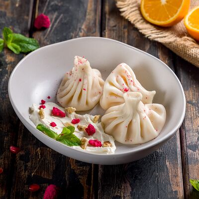 Персиковые хинкали в Тбилисоба по цене 560 ₽