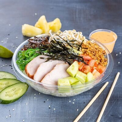 СуперБоул с курицей соевый в SushiDays по цене 379 ₽