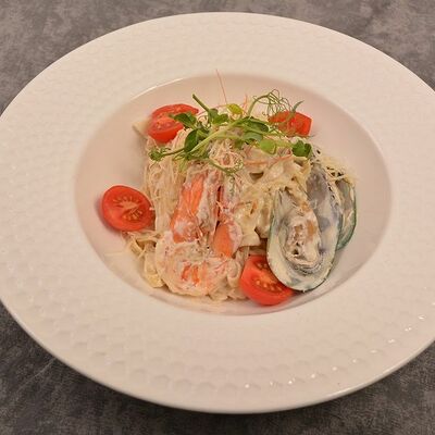 Феттуччине с морепродуктами в Чапай по цене 790