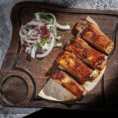 Шашлык из телячьих ребрышек в Дюшес по цене 460