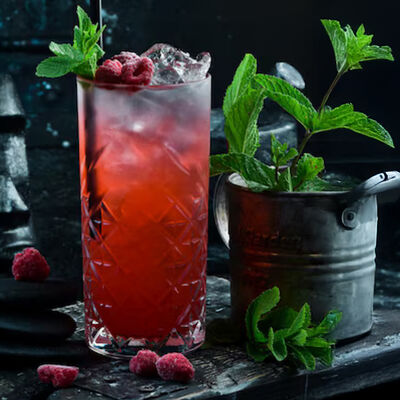 Авторский лимонад малина-ежевика в Жарево24 по цене 400 ₽