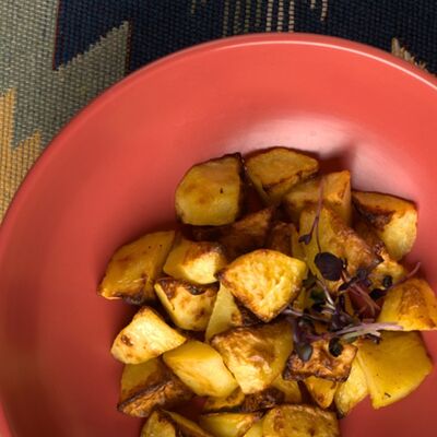 Печеный молодой картофель в Ребра по цене 240 ₽