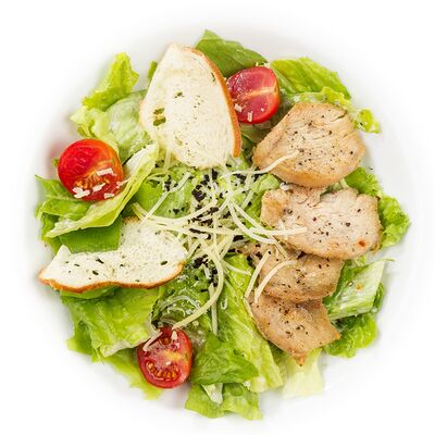 Цезарь с цыпленком в Перчини на огне по цене 470