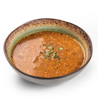 Суп харчо с говядиной и грецким орехом в Квартира Пиросмани по цене 440 ₽