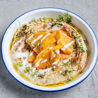 Хумус с запеченной тыквой в Easy Hummus по цене 407 ₽