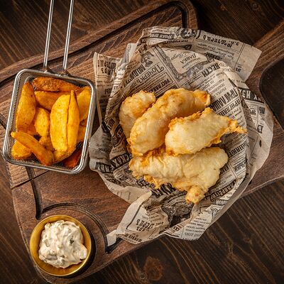 Фиш энд чипс в Green Pub по цене 828 ₽