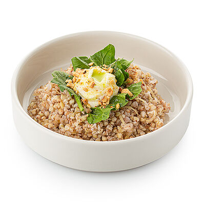 Зеленая греча с пармезаном и трюфельным маслом в Академия Кофе по цене 430 ₽