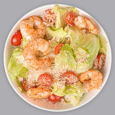 Цезарь с креветками в Sushi Bistro по цене 490 ₽