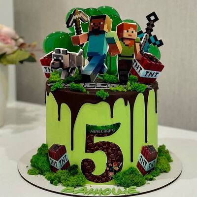 Детский торт на день рождения с любимой игрой в Кондитерская №1кофейня по цене 6500 ₽