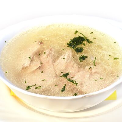 Лапша домашняя с кусочками курицы в PrestoMia по цене 230 ₽