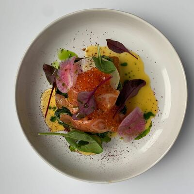 Каша геркулесовая с малиновым муссом в Jesstaurant по цене 320 ₽