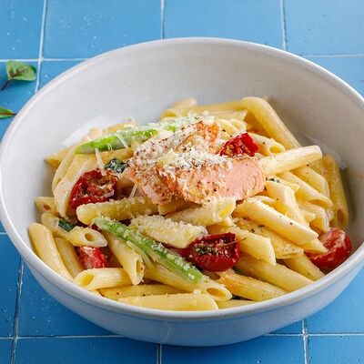 Паста с копченым лососем в Маймун по цене 1390