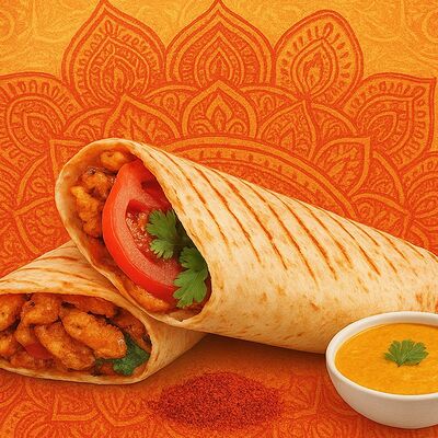 Индийская шаурма в Мировая шаурма по цене 375 ₽
