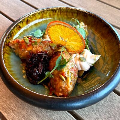 Икра из печёных на гриле овощей в Чехов сад по цене 580 ₽