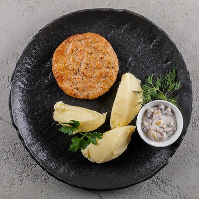 Мясная котлета с пюре в Meat bar по цене 345 ₽