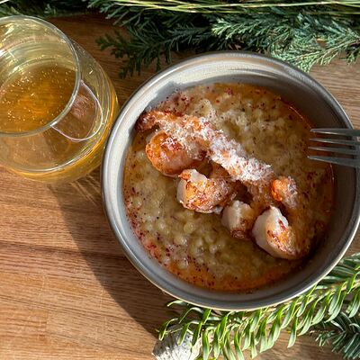 Птитим с креветками том ям в Ранняя пташка по цене 760 ₽