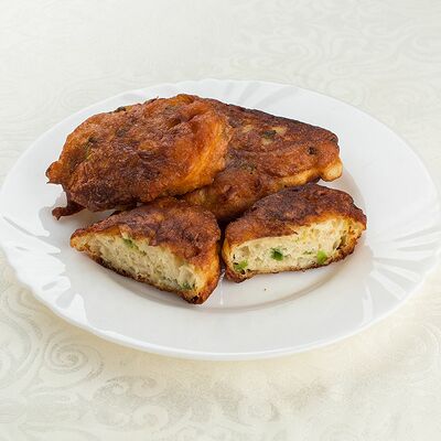 Оладьи с зеленым луком в Римские каникулы по цене 100 ₽