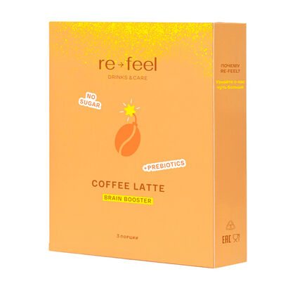 Набор кофе-латте с кокосовым молоком Re-feel в 365 детокс по цене 670 ₽