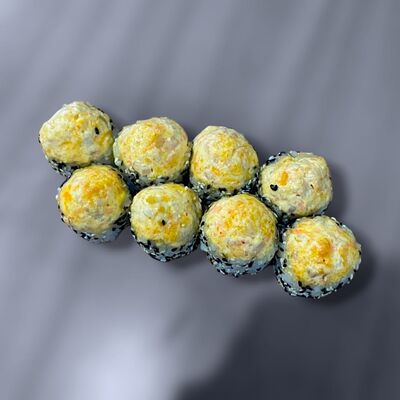 Запеченный рол с лососем и окунем в Будь проще по цене 659 ₽