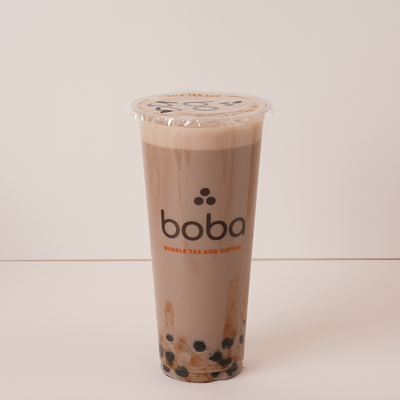 Шоколадно-банановый шейк L в Boba tea по цене 430 ₽