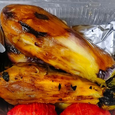 Баклажан на углях в Шашлык с акцентом по цене 140 ₽