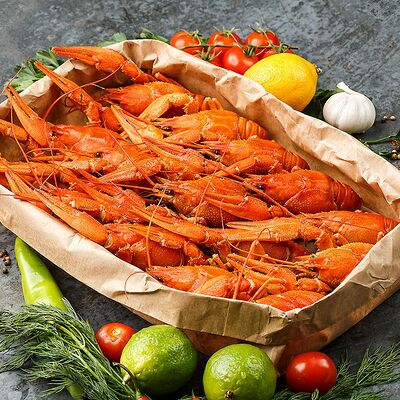 Раки жареные Тайланд средние в Rakiru по цене 2400 ₽