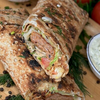 Люля из Курицы в Лаваше в Бык Шашлык по цене 450 ₽