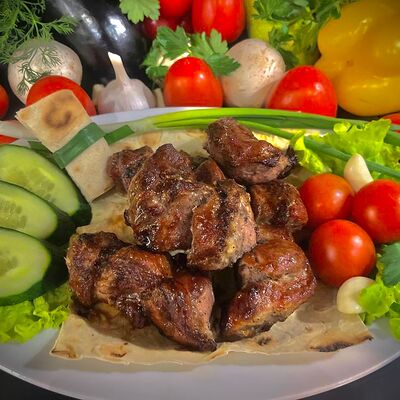Шашлык из свиной шеив Шашлычный рай по цене 1170 ₽