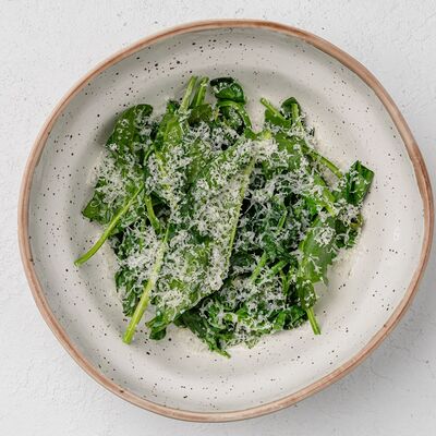 Шпинат с пармезаном в Узоры по цене 600 ₽