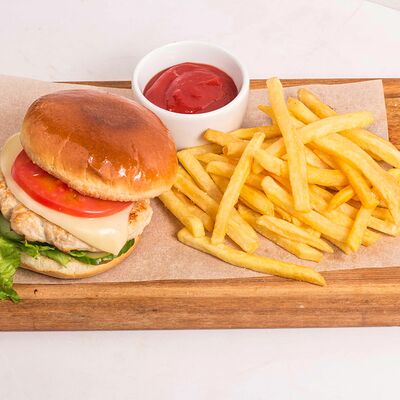 Бургер с фри в Мушмула по цене 279