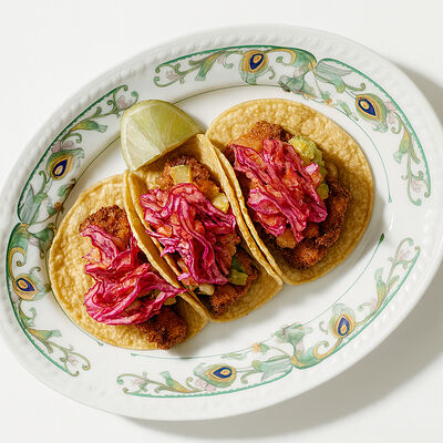 Тако Цыпленок, ананасовая сальса в Sangre Fresca по цене 960 ₽