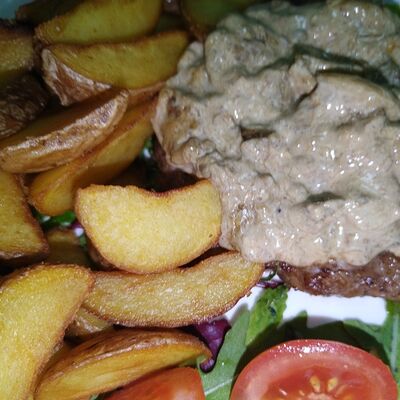 Бифштекс из телятины в Вкусснов по цене 980 ₽
