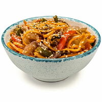 Удон с морепродуктами в остром соусе кимчи в Быстро Дешево Вкусно