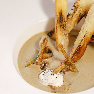 Суп-пюре Грибной в Рандеву по цене 500 ₽