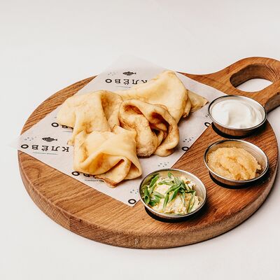 Щучья икра с блинами в Клёво по цене 1100 ₽