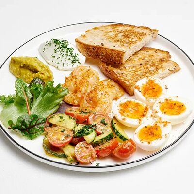 Большой завтрак #3 от бренд-шефа Егора Штепа в Benedict breakfast & lounge по цене 680 ₽