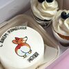 Набор Бенто-торт Корги и 2 капкейка с голубикойв The.cakes_spb по цене 2700
