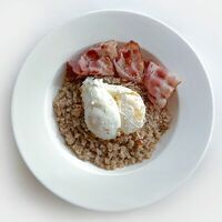 Грибная гречка с беконом в Ava Restafe