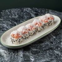 Лосось с пармезаном, творожным сыром и авокадов Суши в бутылке