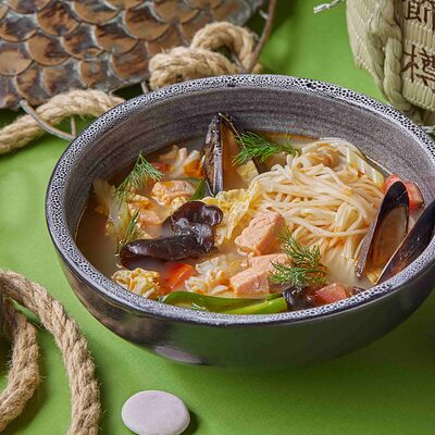 Суп с морепродуктами Лао в Шикари по цене 470