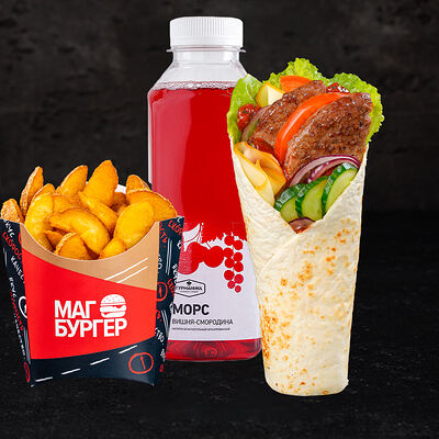 Комбо Дачный ролл и морс в Магбургер & Братья Караваевы по цене 455
