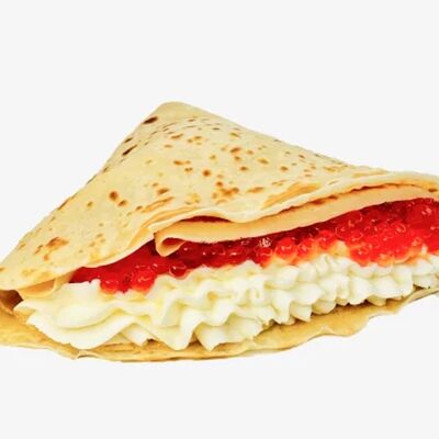 С красной икрой в Блин!Кофе по цене 537 ₽